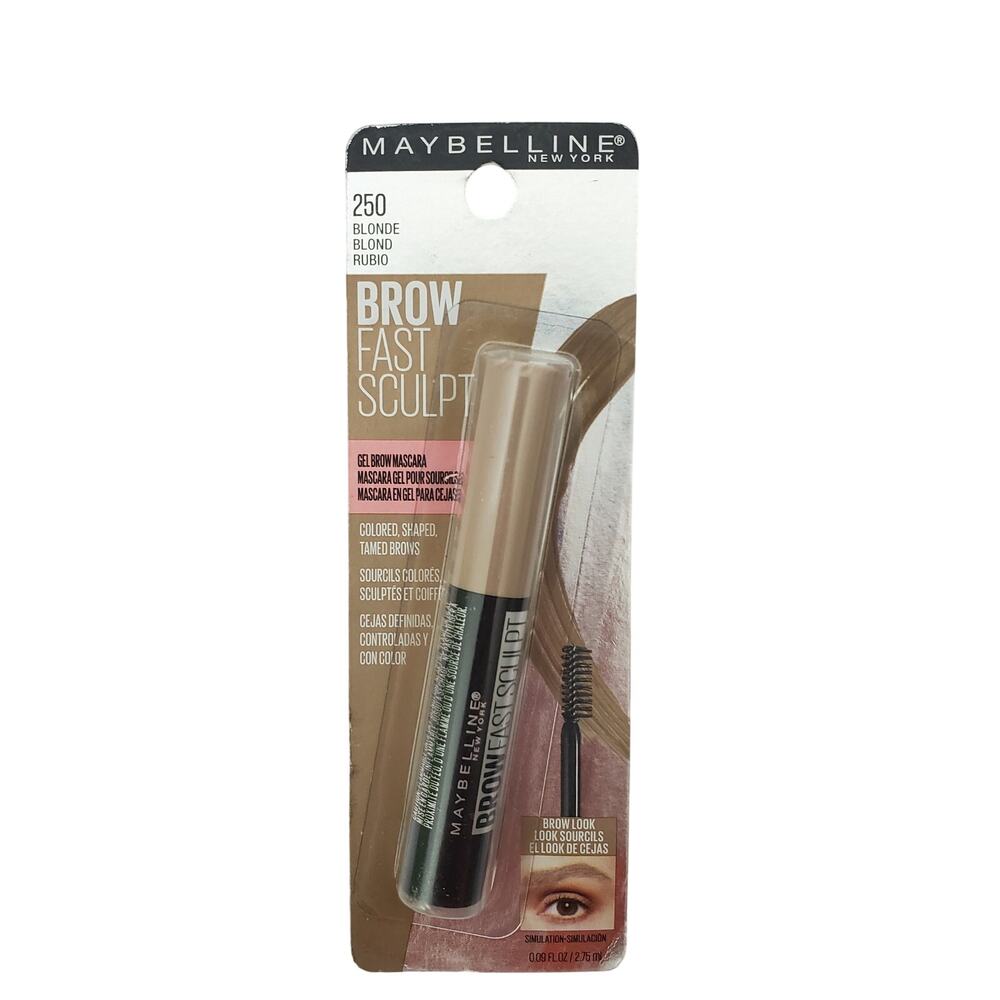 Maybelline New York Gel Brow Mascara, 250 BLONDE, 0.09 fl oz